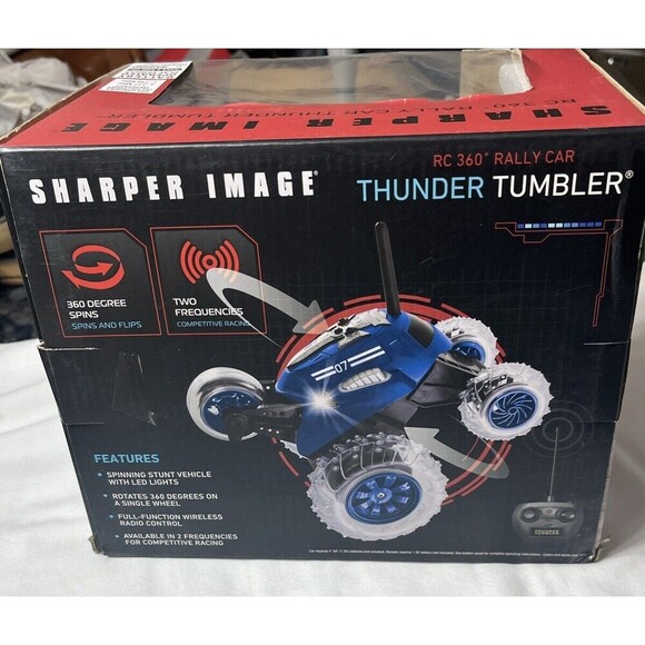 Sharper Image RC 360 Rally Car Thunder Tumbler Tumbling Remote Car NEW (open) - Picture 5 of 9